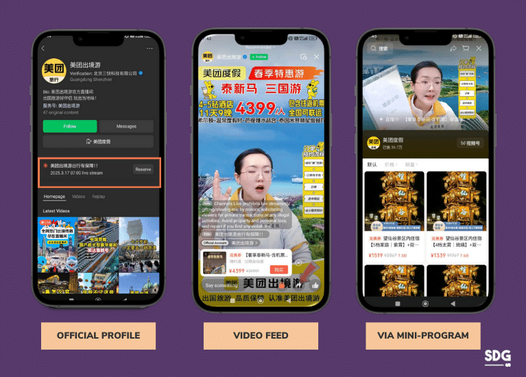 WeChat Channels Travel Livestream
